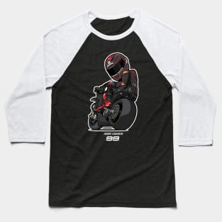 Jorge Lorenzo Cartoon Baseball T-Shirt